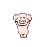 おかしな動物達（牛・豚）（個別スタンプ：2）