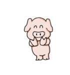 おかしな動物達（牛・豚）（個別スタンプ：5）