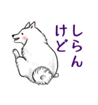 白犬たち3（ふわふわ関西弁どす）（個別スタンプ：27）