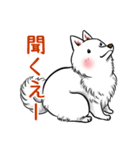 白犬たち3（ふわふわ関西弁どす）（個別スタンプ：31）