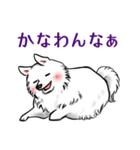 白犬たち3（ふわふわ関西弁どす）（個別スタンプ：33）