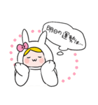 タロット占いをするウサギ（個別スタンプ：10）