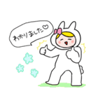 タロット占いをするウサギ（個別スタンプ：16）
