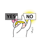 タロット占いをするウサギ（個別スタンプ：19）
