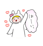 タロット占いをするウサギ（個別スタンプ：22）