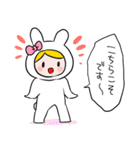 タロット占いをするウサギ（個別スタンプ：25）