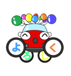 車モチーフキャラ（個別スタンプ：37）