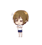 アニメキャラ風 40人の萌え絵スタンプ（個別スタンプ：3）