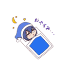 アニメキャラ風 40人の萌え絵スタンプ（個別スタンプ：7）