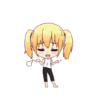 アニメキャラ風 40人の萌え絵スタンプ（個別スタンプ：15）