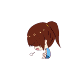 アニメキャラ風 40人の萌え絵スタンプ（個別スタンプ：24）