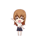 アニメキャラ風 40人の萌え絵スタンプ（個別スタンプ：35）
