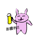 食いしん坊ウサギ（個別スタンプ：3）