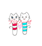 チンアナゴ風の猫（個別スタンプ：20）