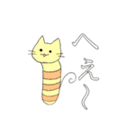 チンアナゴ風の猫（個別スタンプ：25）