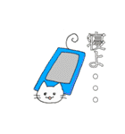 チンアナゴ風の猫（個別スタンプ：32）