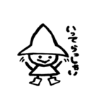 白い小人ちゃん【シンプル編】（個別スタンプ：19）