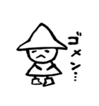 白い小人ちゃん【シンプル編】（個別スタンプ：20）