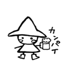 白い小人ちゃん【シンプル編】（個別スタンプ：28）
