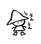 白い小人ちゃん【シンプル編】（個別スタンプ：30）