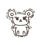 おめめぱっちりくま（個別スタンプ：3）