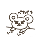 おめめぱっちりくま（個別スタンプ：4）