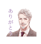 ヒゲおじさんbasic（個別スタンプ：3）
