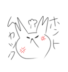 うさぎのきもてぃ（個別スタンプ：3）