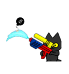 黒猫(ネロ6)（個別スタンプ：24）