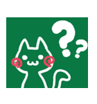 こくばんの ねこといぬ。（個別スタンプ：1）