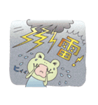 ＊かわいいカエルのお天気と日常＊（個別スタンプ：5）