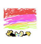 ひとりの子供が描いた絵（個別スタンプ：4）