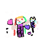 ひとりの子供が描いた絵（個別スタンプ：10）