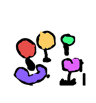 ひとりの子供が描いた絵（個別スタンプ：13）
