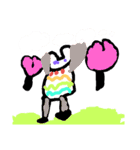ひとりの子供が描いた絵（個別スタンプ：16）