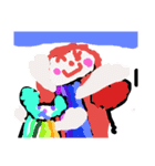 ひとりの子供が描いた絵（個別スタンプ：21）