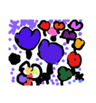 ひとりの子供が描いた絵（個別スタンプ：22）