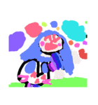 ひとりの子供が描いた絵（個別スタンプ：23）