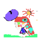 ひとりの子供が描いた絵（個別スタンプ：26）