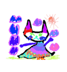 ひとりの子供が描いた絵（個別スタンプ：28）