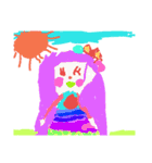 ひとりの子供が描いた絵（個別スタンプ：33）