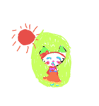 ひとりの子供が描いた絵（個別スタンプ：40）