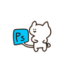 デザイナーネコと鬼クライアントヒヨコ（個別スタンプ：10）