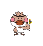 やさぐれスズメ（個別スタンプ：10）