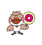 やさぐれスズメ（個別スタンプ：15）