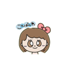 リボンの女の子♡（個別スタンプ：2）