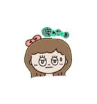 リボンの女の子♡（個別スタンプ：6）