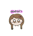 リボンの女の子♡（個別スタンプ：9）