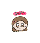 リボンの女の子♡（個別スタンプ：25）
