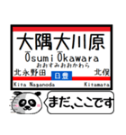 九州日豊線(鹿児島-宮崎) 今まだこの駅です（個別スタンプ：13）